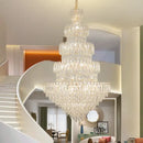 GobekUsa Crystal Chandelier Light: Elegant Postmodern Dining Room & Bedroom Lighting