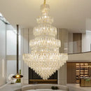 GobekUsa Crystal Chandelier Light: Elegant Postmodern Dining Room & Bedroom Lighting