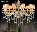 GobekUsa Crystal Chandelier Light Fixtures for Modern Luxury Living and Bedrooms