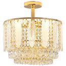 GobekUsa Crystal Chandelier Light for Elegant Home Decor
