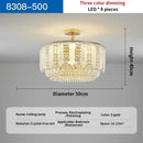 GobekUsa Crystal Chandelier Light for Elegant Home Decor