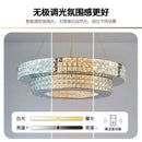 GobekUsa Crystal Chandelier Light for Luxury Living Room, Post-Modern High-End Italian Design