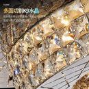 GobekUsa Crystal Chandelier Light for Luxury Living Room, Post-Modern High-End Italian Design