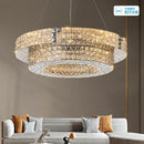 GobekUsa Crystal Chandelier Light for Luxury Living Room, Post-Modern High-End Italian Design