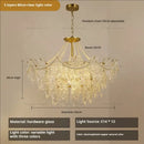 GobekUsa Crystal Chandelier Light: French Modern Luxury for Living Room, Dining Room, Bedroom