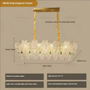 GobekUsa Crystal Chandelier Light: French Modern Luxury for Living Room, Dining Room, Bedroom