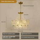 GobekUsa Crystal Chandelier Light: French Modern Luxury for Living Room, Dining Room, Bedroom