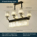GobekUsa Crystal Chandelier Light: Luxury Living Room Dining Bedroom Airy Elegance