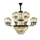 GobekUsa Crystal Chandelier Light: Luxury Living Room Dining Bedroom Airy Elegance