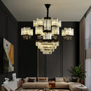 GobekUsa Crystal Chandelier Light: Luxury Living Room Dining Bedroom Airy Elegance