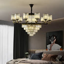 GobekUsa Crystal Chandelier Light: Luxury Living Room Dining Bedroom Airy Elegance