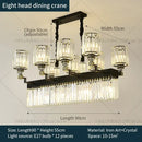 GobekUsa Crystal Chandelier Light: Luxury Living Room Dining Bedroom Airy Elegance
