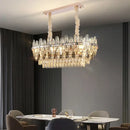 GobekUsa Crystal Chandelier Light: Modern LED Living Room Dining Bedroom Luxury