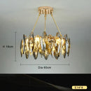 GobekUsa Crystal Chandelier Light: Modern LED Pendant Lamp for Bedroom & Living Room.