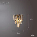 GobekUsa Crystal Chandelier Light: Modern LED Pendant Lamp for Bedroom & Living Room.