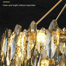 GobekUsa Crystal Chandelier Light: Modern LED Pendant Lamp for Bedroom & Living Room.