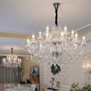 GobekUsa Crystal Chandelier Lighting: Modern European Gold/Silver Style, Clear K9 Hanging Lights