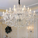GobekUsa Crystal Chandelier Lighting: Modern European Gold/Silver Style, Clear K9 Hanging Lights