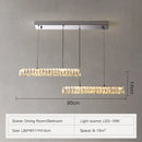 GobekUsa Crystal Chandelier Lights for Living Dining Bedroom LED Dimmable Lustre Lighting