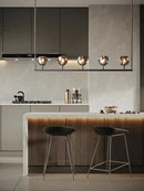 GobekUsa Crystal Chandelier Lights for Modern Kitchen Island Bar Decor