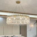 GobekUsa Crystal Chandelier: Luxe LED Living Room Decoration