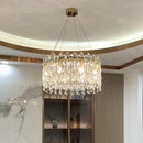 GobekUsa Crystal Chandelier: Luxe LED Living Room Decoration