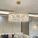 GobekUsa Crystal Chandelier: Luxe LED Living Room Decoration