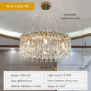 GobekUsa Crystal Chandelier: Luxe LED Living Room Decoration