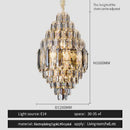 GobekUsa Crystal Chandelier - Luxe Light for Villa, Hotel & Building Project
