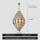 GobekUsa Crystal Chandelier - Luxe Light for Villa, Hotel & Building Project