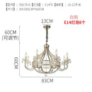 GobekUsa Crystal Chandelier: Luxe Nordic Bedroom Living Room Pendant Light