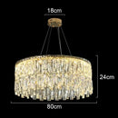 GobekUsa Crystal Chandelier: Luxury Bedroom & Living Room Lighting