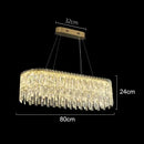 GobekUsa Crystal Chandelier: Luxury Bedroom & Living Room Lighting