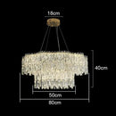 GobekUsa Crystal Chandelier: Luxury Bedroom & Living Room Lighting