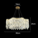 GobekUsa Crystal Chandelier: Luxury Bedroom & Living Room Lighting