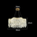 GobekUsa Crystal Chandelier: Luxury Bedroom & Living Room Lighting
