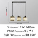 GobekUsa Crystal Chandelier Luxury Ceiling Lamp LED Modern Pendant Light for Indoor Spaces