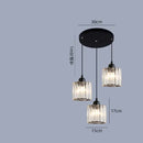 GobekUsa Crystal Chandelier Luxury Ceiling Lamp LED Modern Pendant Light for Indoor Spaces
