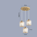 GobekUsa Crystal Chandelier Luxury Ceiling Lamp LED Modern Pendant Light for Indoor Spaces