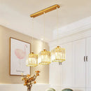 GobekUsa Crystal Chandelier Luxury Ceiling Lamp LED Modern Pendant Light for Indoor Spaces