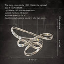 GobekUsa Crystal Chandelier Luxury Designer Light for Elegant Living Spaces