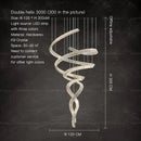 GobekUsa Crystal Chandelier Luxury Designer Light for Elegant Living Spaces