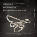 GobekUsa Crystal Chandelier Luxury Designer Light for Elegant Living Spaces