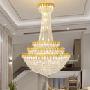 GobekUsa Crystal Chandelier: Luxury European Living Room Main Light 2024 Elegant Design