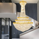 GobekUsa Crystal Chandelier: Luxury European Living Room Main Light 2024 Elegant Design