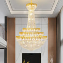 GobekUsa Crystal Chandelier: Luxury European Living Room Main Light 2024 Elegant Design
