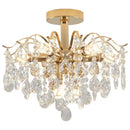 GobekUsa Crystal Chandelier: Luxury French Retro Charm, Modern & Romantic Lighting