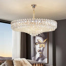 GobekUsa Crystal Chandelier: Luxury French Style Light for Elegant Living Room & Dining Area