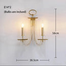 GobekUsa Crystal Chandelier: Luxury Hanging Lamp for Romantic Indoor Decor
