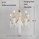 GobekUsa Crystal Chandelier: Luxury Hanging Lamp for Romantic Indoor Decor